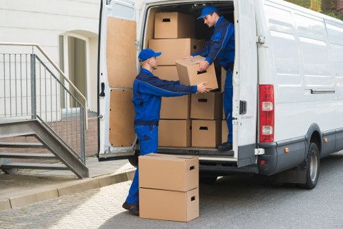Requesting a quotation for removal van services in Bow